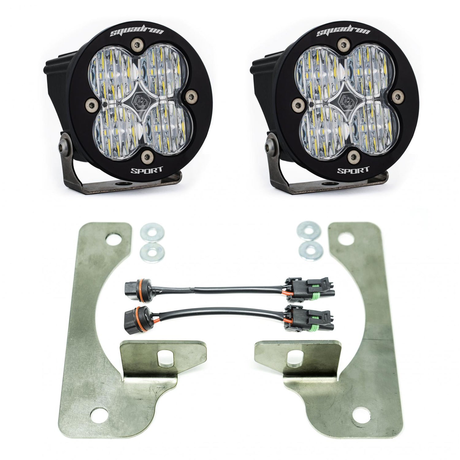 Squadron-R Sport Fog Pocket Light Kit <br> 18-25 Jeep Wrangler / Gladiator