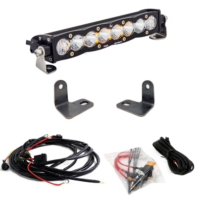 S8 Series 10in Light Bar Kit <br> 16-18 Polaris RZR XP Turbo / XP 4 Turbo