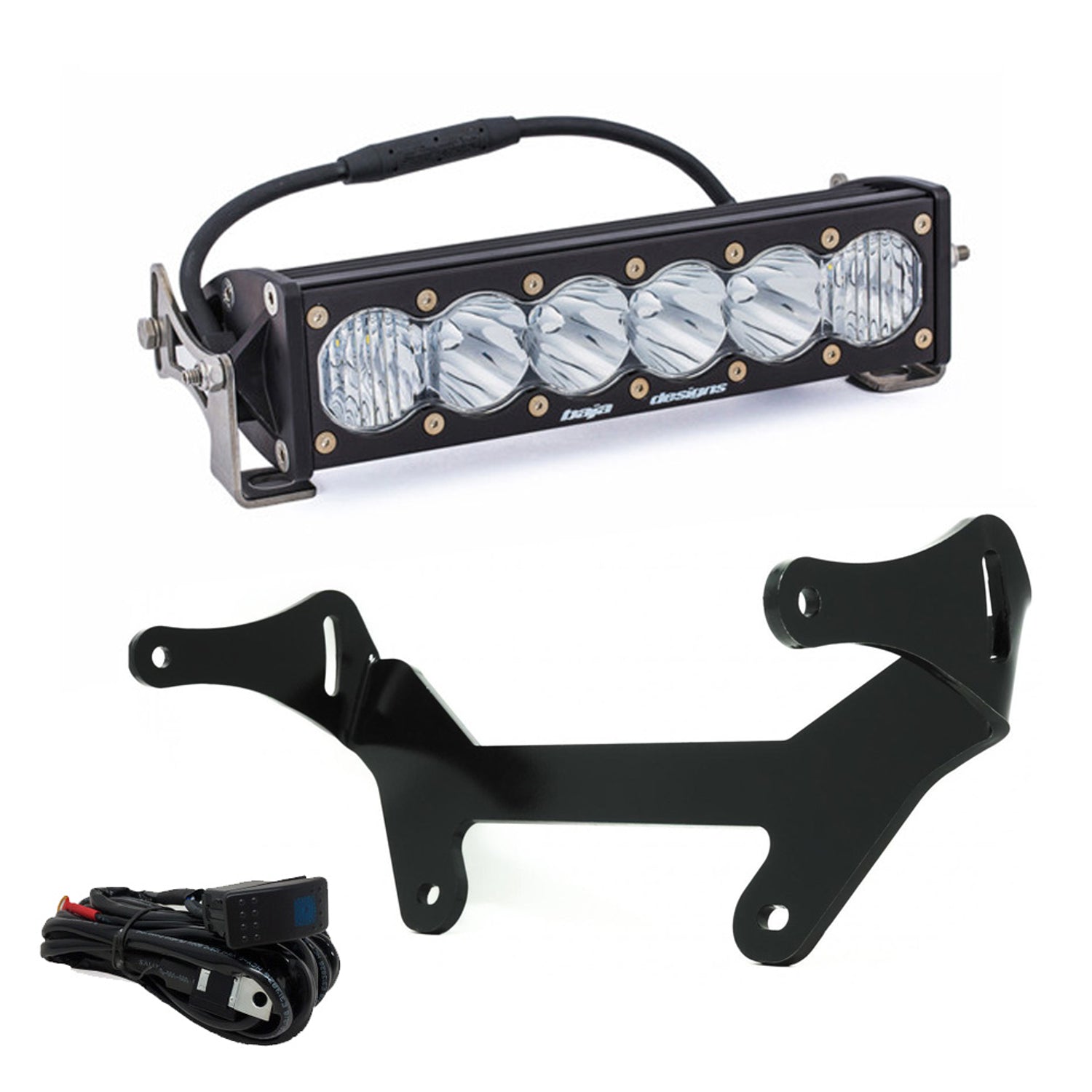 OnX6+ LED 10 Inch Shock Mount Light Bar Kit <br> 17-24 Can-Am Maverick X3 Turbo, Turbo R / RR