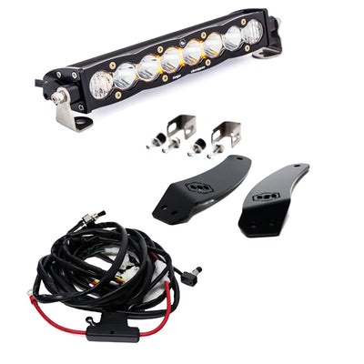 S8 10 Inch Grille Mount Light Bar Kit <br> 18-20 Textron / Arctic Cat Wildcat XX LTD