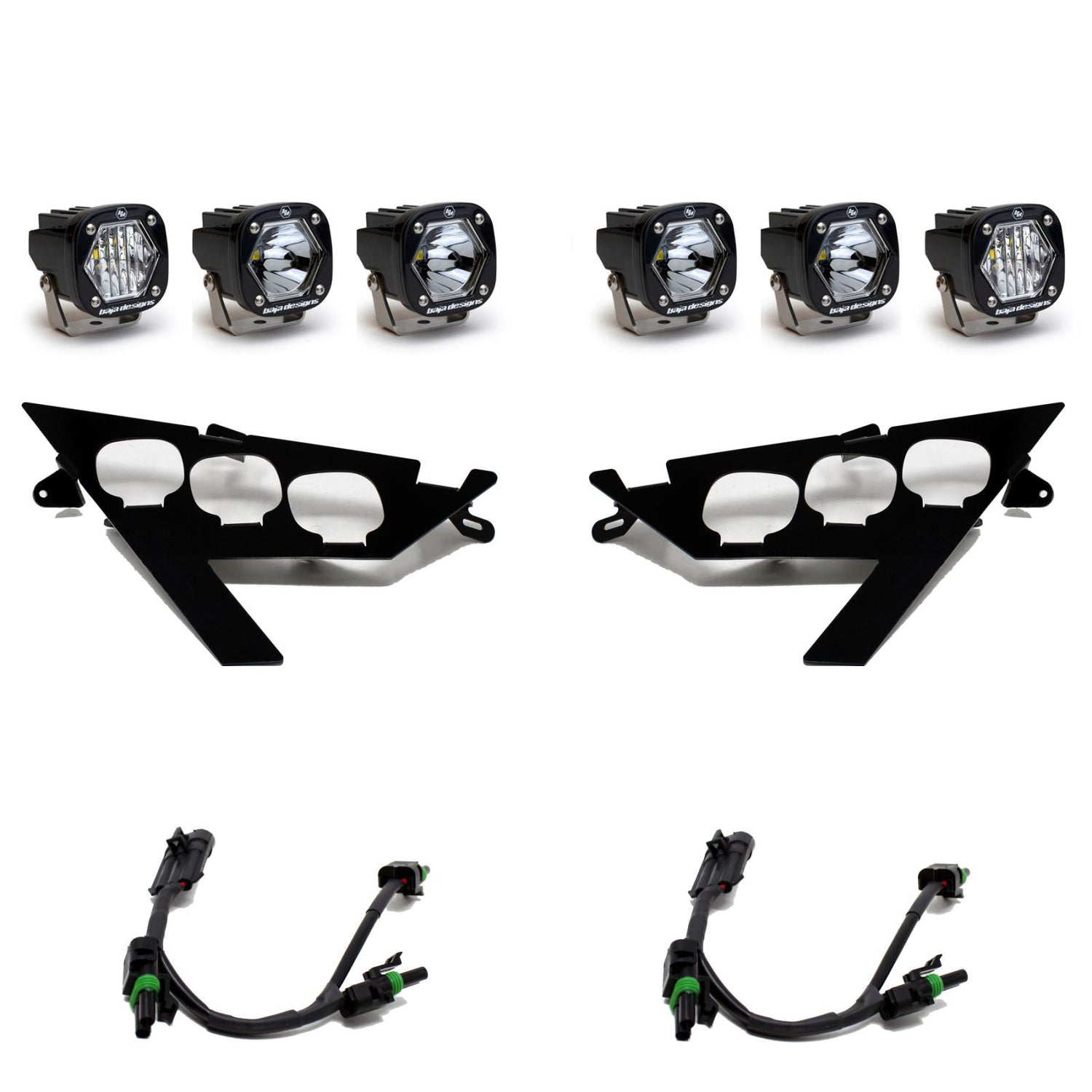 S1 Triple LED Headlight Kit <br> 20-25 Polaris Models