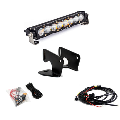 S8 10 Inch Hood Mount Light Bar Kit <br> 20-25 Polaris RZR PRO XP, Turbo R