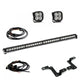 S8 Squadron Sport Driving/Combo 40in Cowl Mount <br> 18-25 Jeep Wrangler / Gladiator