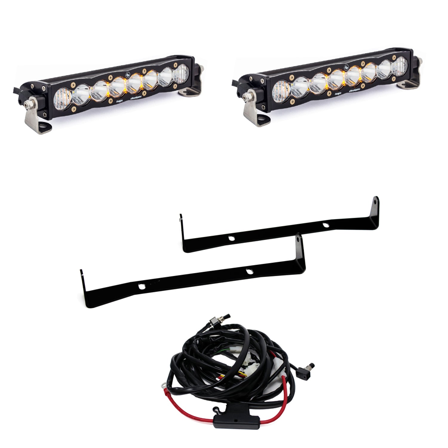 S8 Dual 10 Inch Grille Upper Light Kit <br> 14-18 Toyota 4Runner