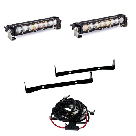 S8 Dual 10 Inch Grille Upper Light Kit <br> 14-18 Toyota 4Runner