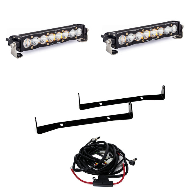 S8 Dual 10 Inch Grille Upper Light Kit <br> 14-18 Toyota 4Runner