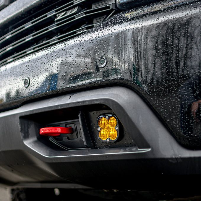 Squadron Sport Fog Pocket Light Kit <br> 19-22 Chevy Silverado 1500 2500 3500 HD