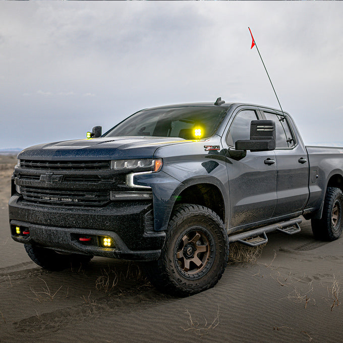 Squadron Sport Fog Pocket Light Kit <br> 19-22 Chevy Silverado 1500 2500 3500 HD