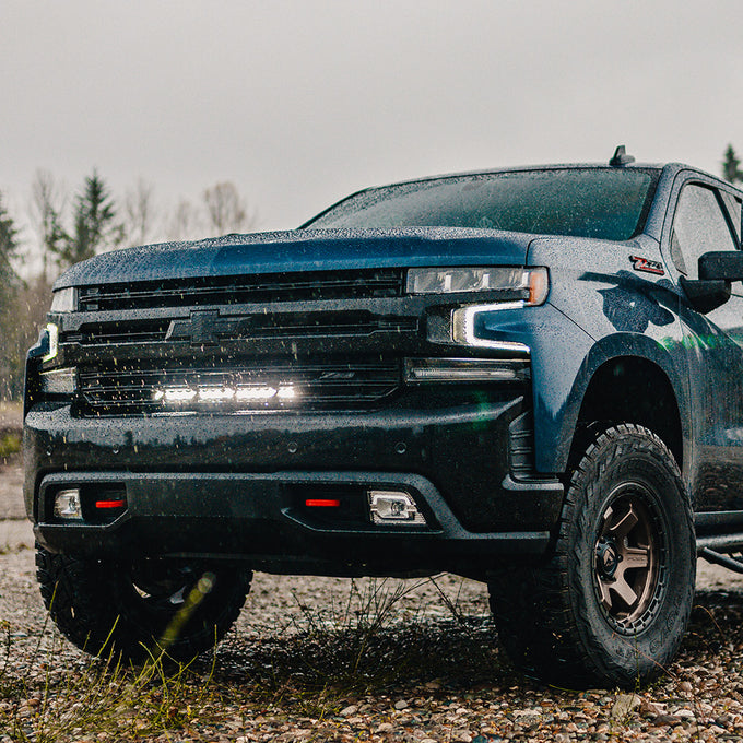S8 20 Inch Grille Light Bar Kit <br> 19-21 Chevrolet Silverado 1500
