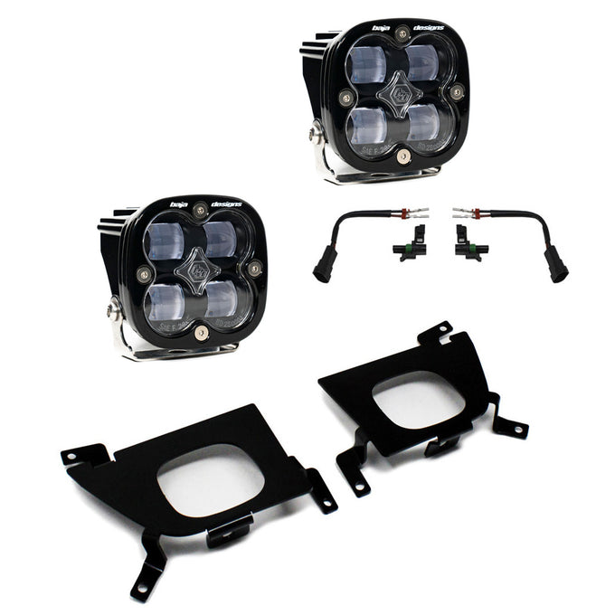 Squadron SAE Fog Pocket Light Kit <br> 19-22 Chevy Silverado 1500 2500 3500 HD