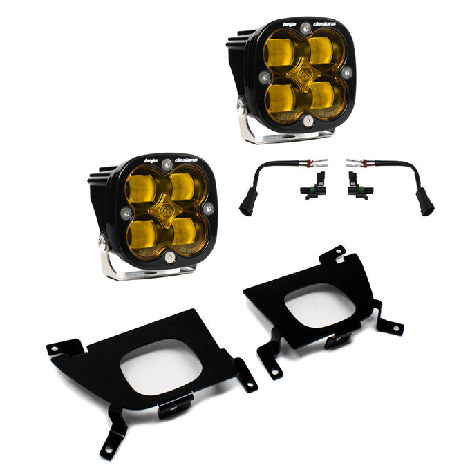 Squadron SAE Fog Pocket Light Kit <br> 19-22 Chevy Silverado 1500 2500 3500 HD