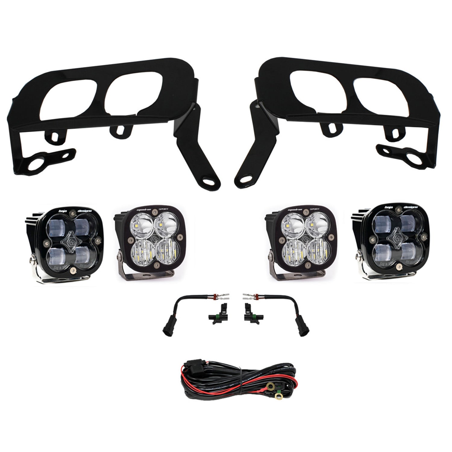 Squadron Sport/SAE Dual Fog Pocket Light Kit <br> 14-15 Chevrolet Silverado 1500