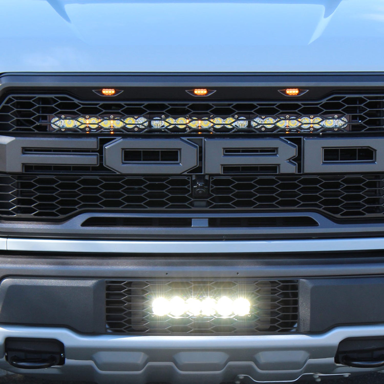 OnX6+ 10 Inch Grille Lower Light Bar Kit <br> 17-20 Ford F-150