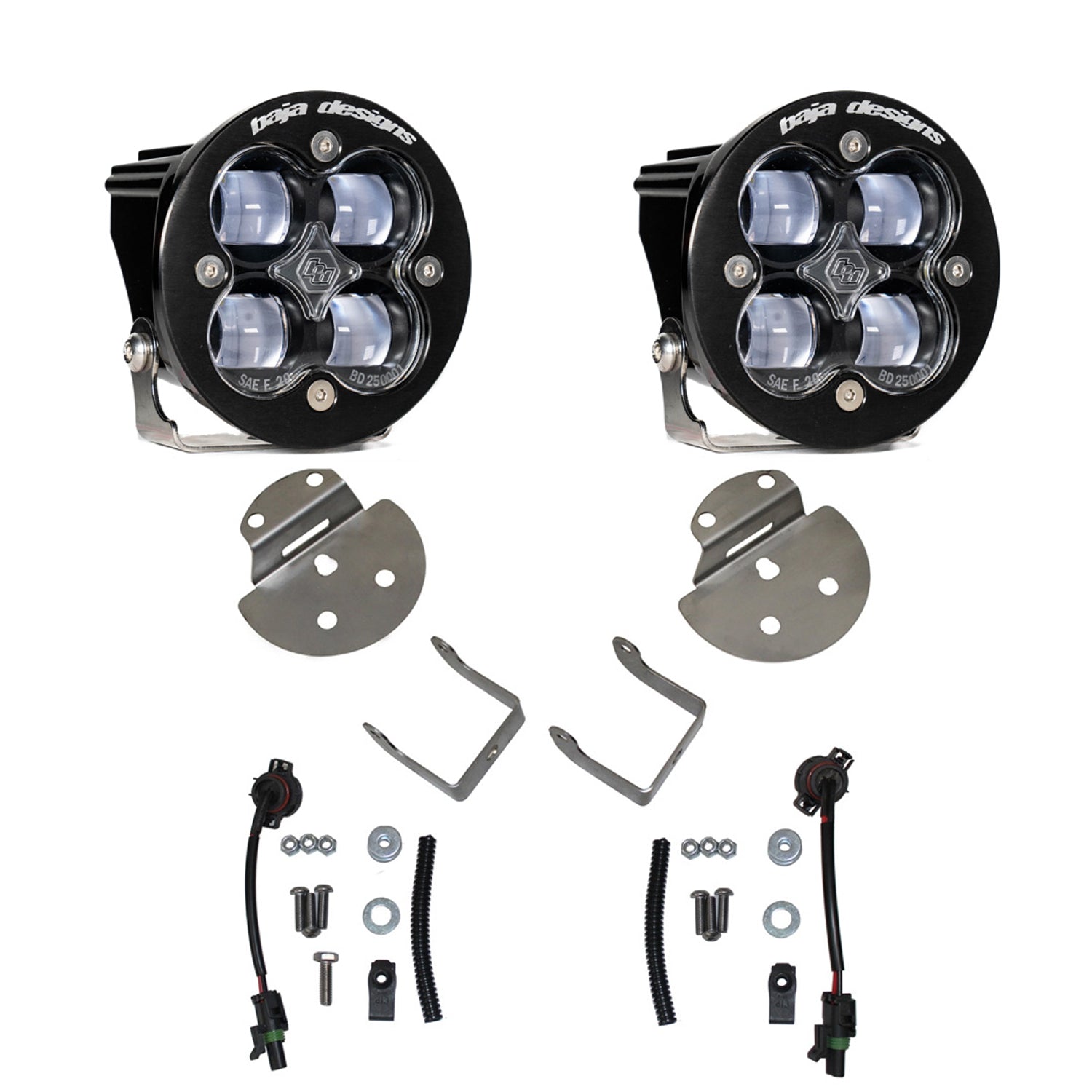 Squadron SAE Fog Pocket Light Kit <br> 15-19 Chevy Silverado GMC Sierra 2500 3500 HD