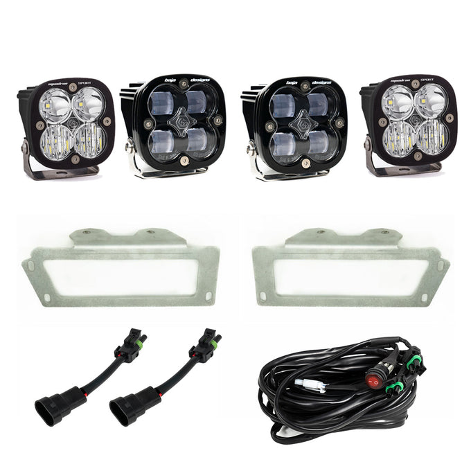 Squadron SAE Fog Pocket Light Kit <br> 09-18 Dodge Ram 1500 2500 3500