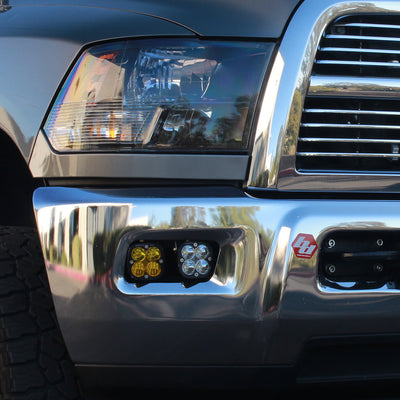 Squadron SAE Fog Pocket Light Kit <br> 09-18 Dodge Ram 1500 2500 3500