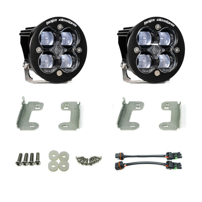 Squadron-R SAE Fog Pocket Light Kit <br> 18-25 Jeep Wrangler / Gladiator