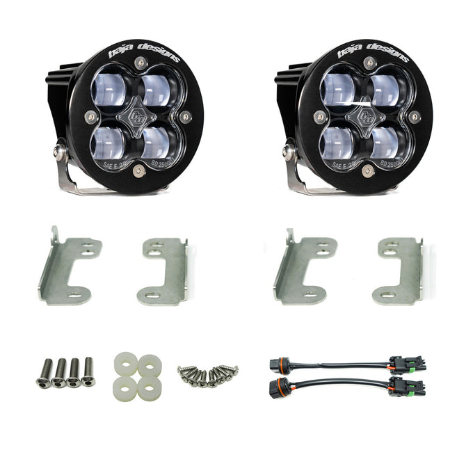 Squadron-R SAE Fog Pocket Light Kit <br> 18-25 Jeep Wrangler / Gladiator