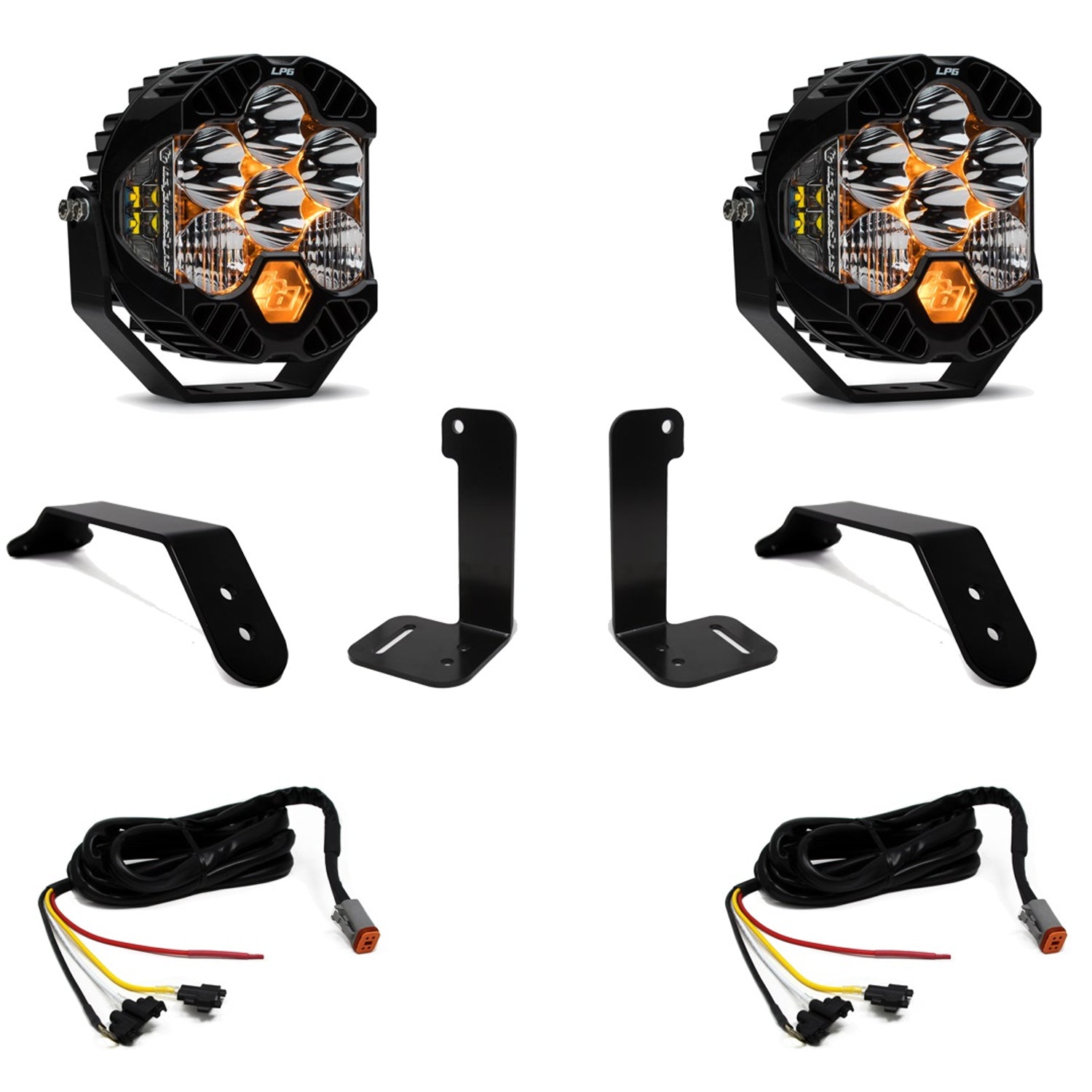 LP6 Pro Bumper Light Kit <br> 18-25 Jeep Wrangler / Gladiator