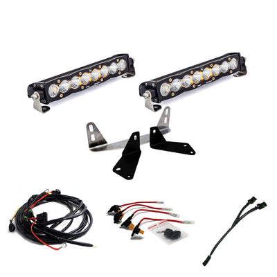 S8 Dual 10 Inch Grille Light Bar Kit <br> 18-20 Ford F-150