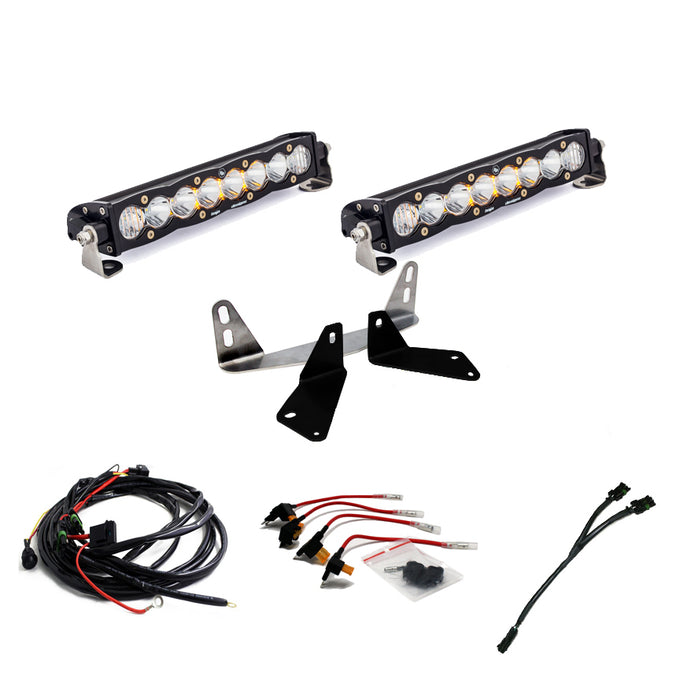 S8 Dual 10 Inch Grille Light Bar Kit <br> 18-20 Ford F-150