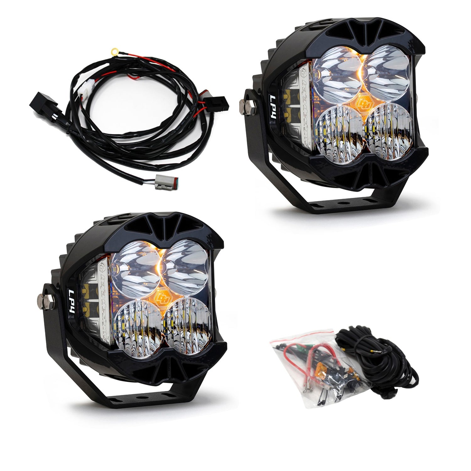LP4 Pro Bumper Light Kit <br> 18-25 Jeep Wrangler / Gladiator