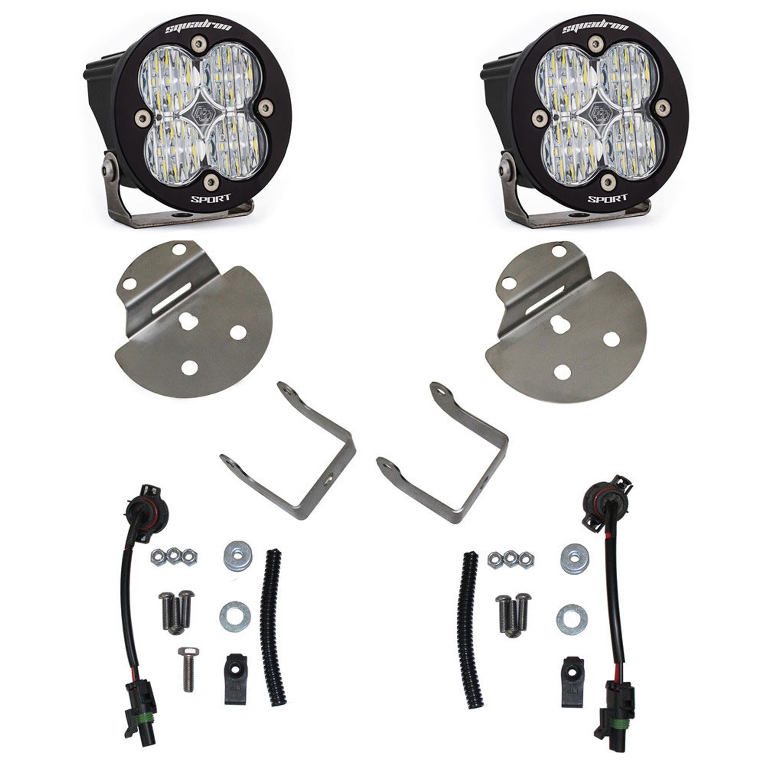 Squadron-R Sport Fog Pocket Light Kit <br> 15-19 Chevy Silverado GMC Sierra 2500 3500 HD