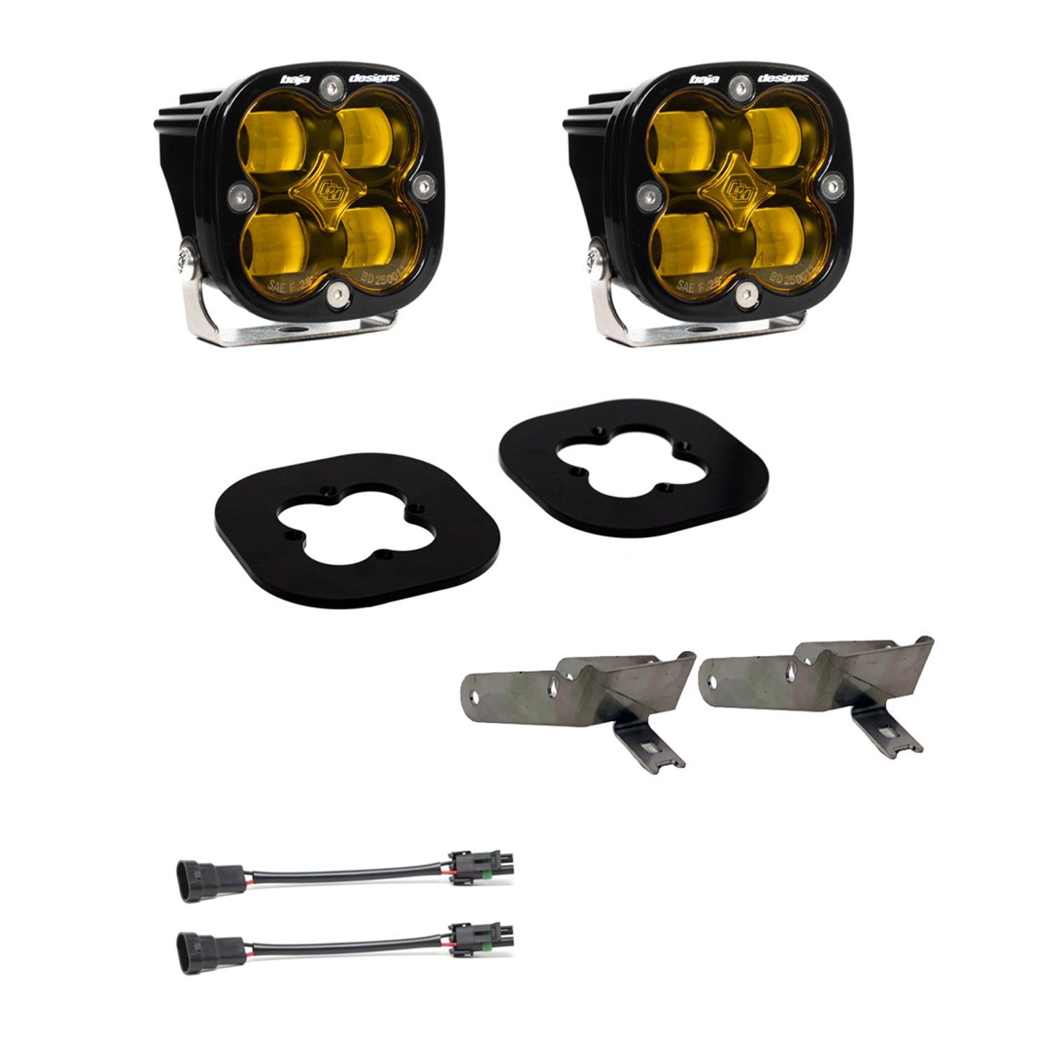 Squadron SAE Fog Pocket Light Kit <br> 11-16 Ford F-250 F-350 Super Duty