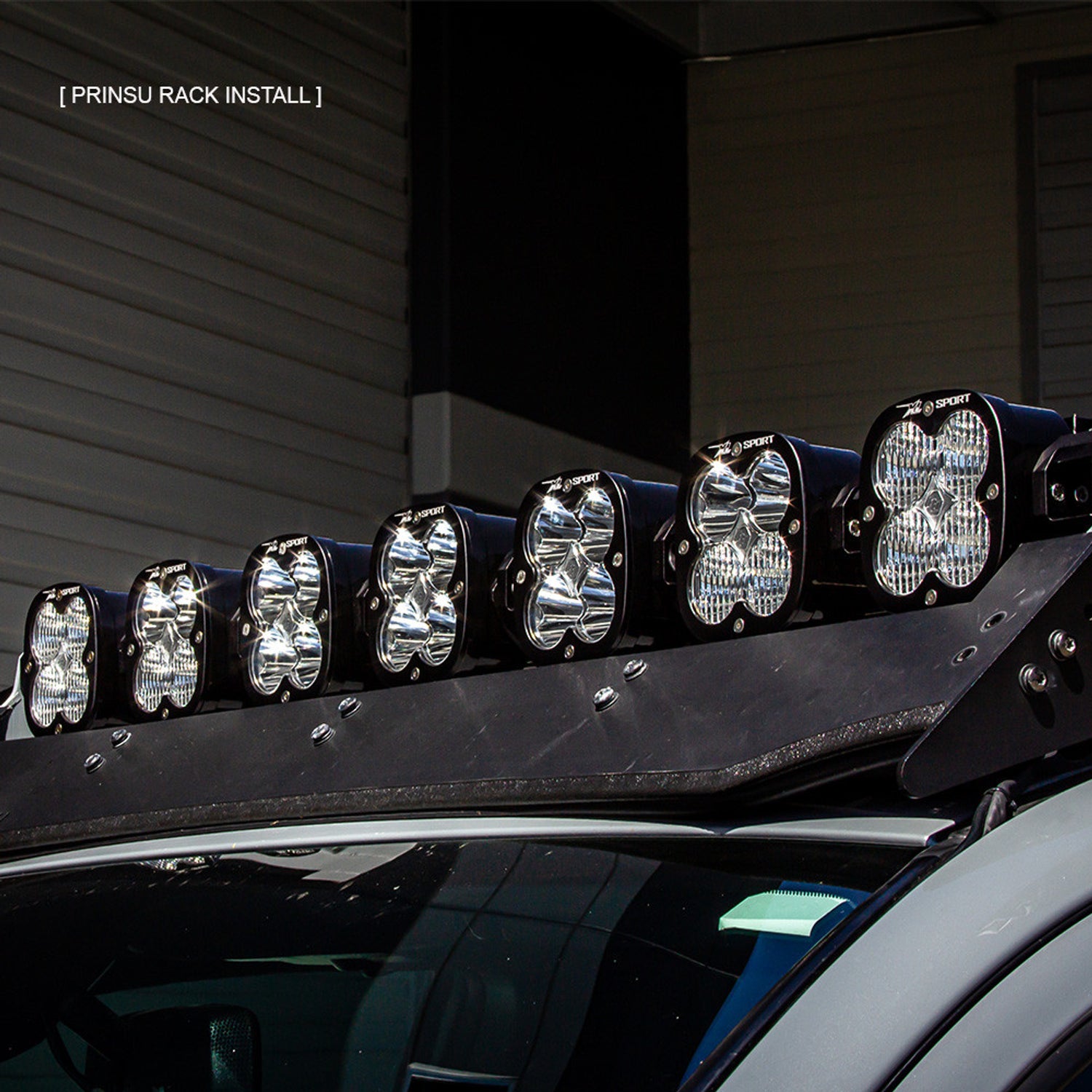 7XL Linkable Roof Light Bar Kit For Prinsu Rack <br> 05-24 Toyota Tacoma 4Runner Tundra FJ Cruiser