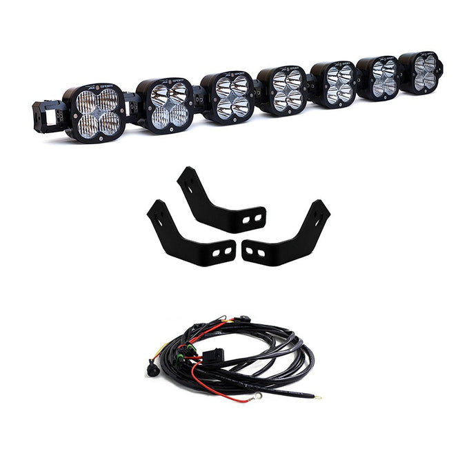 7XL Linkable Roof Light Bar Kit For Prinsu Rack <br> 05-24 Toyota Tacoma 4Runner Tundra FJ Cruiser