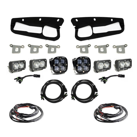 Steel Bumper Fog Pocket Light Kit <br> 21-25 Ford Bronco