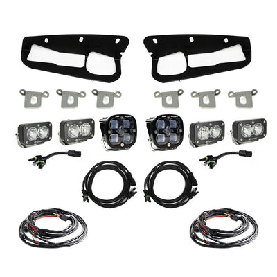 Steel Bumper Fog Pocket Light Kit <br> 21-25 Ford Bronco