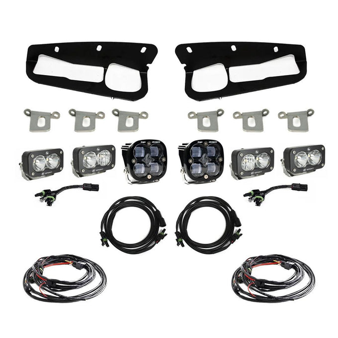 Steel Bumper Fog Pocket Light Kit <br> 21-25 Ford Bronco
