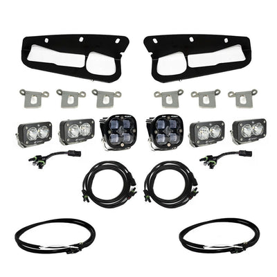 Steel Bumper Fog Pocket Light Kit <br> 21-25 Ford Bronco