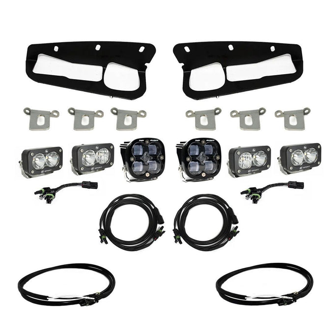 Steel Bumper Fog Pocket Light Kit <br> 21-25 Ford Bronco