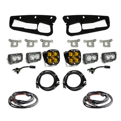 Steel Bumper Fog Pocket Light Kit <br> 21-25 Ford Bronco