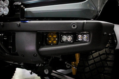 Steel Bumper Fog Pocket Light Kit <br> 21-25 Ford Bronco