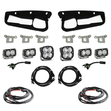 S2 Sport Steel Bumper Fog Pocket Light Kit <br> 21-25 Ford Bronco