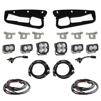S2 Sport Steel Bumper Fog Pocket Light Kit <br> 21-25 Ford Bronco