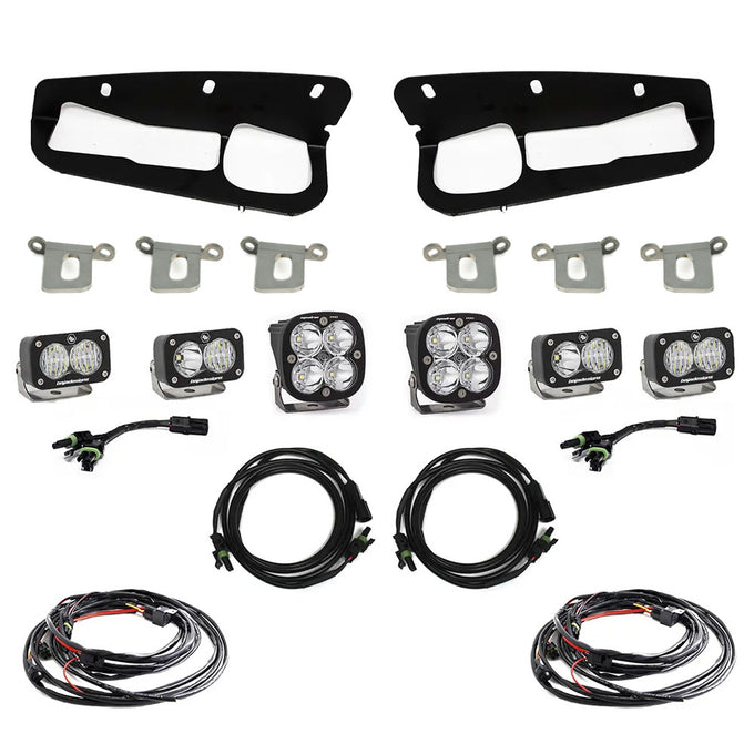 S2 Sport Steel Bumper Fog Pocket Light Kit <br> 21-25 Ford Bronco