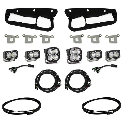 S2 Sport Steel Bumper Fog Pocket Light Kit <br> 21-25 Ford Bronco