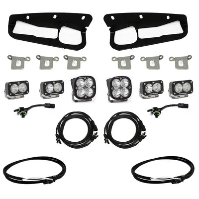 S2 Sport Steel Bumper Fog Pocket Light Kit <br> 21-25 Ford Bronco