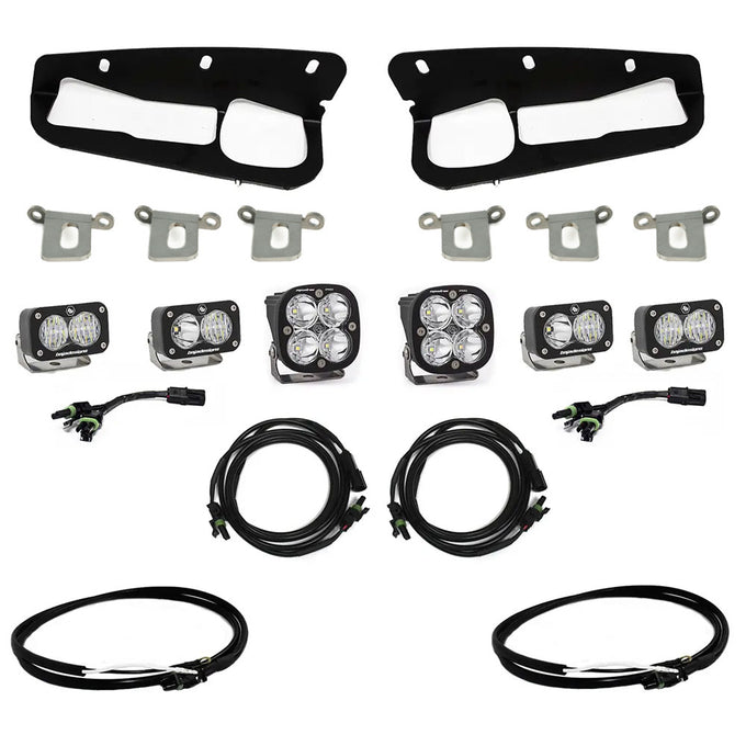 S2 Sport Steel Bumper Fog Pocket Light Kit <br> 21-25 Ford Bronco