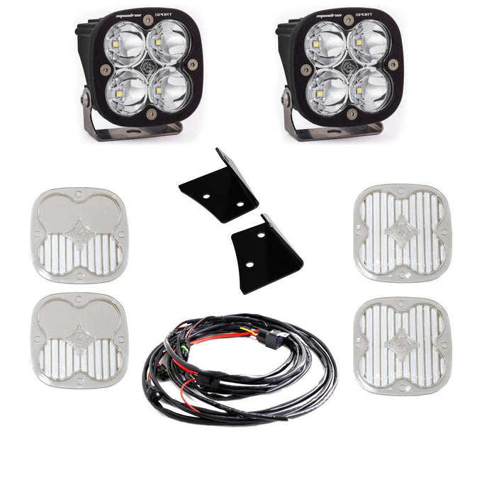 Squadron Sport A-Pillar Kit LED Light Pods <br> 07-18 Jeep Wrangler JK