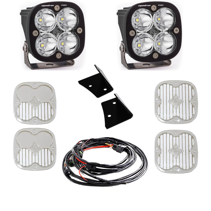Squadron Pro Spot A-Pillar Light Kit <br> 07-18 Jeep Wrangler JK