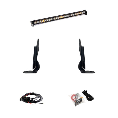 S8 30-Inch Behind the Grille Light Bar Kit <br> 20-23 GMC Sierra 2500 3500 HD