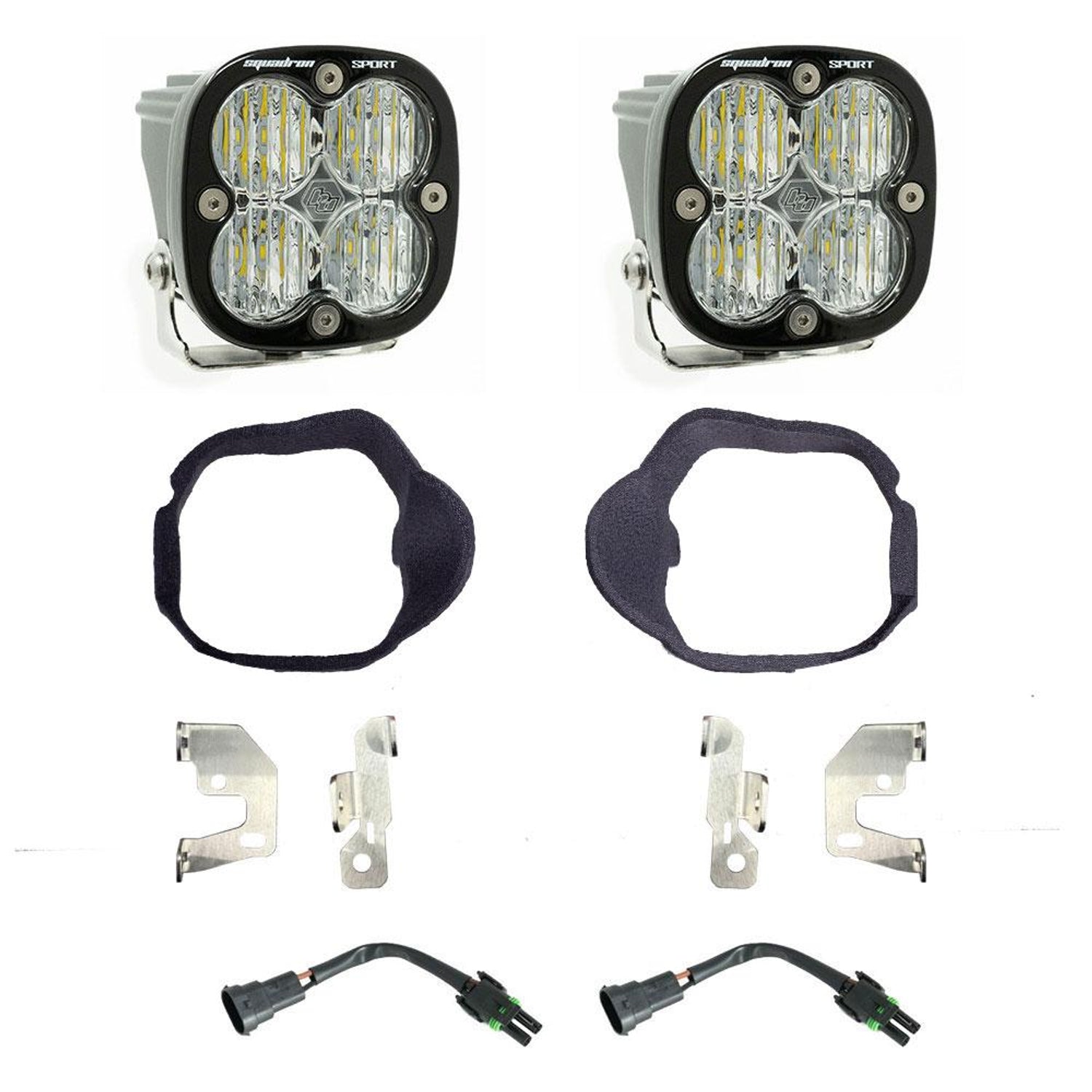 Squadron Sport Fog Pocket Light Kit <br> 19-25 Mercedes-Benz Sprinter 1500 2500 3500XD