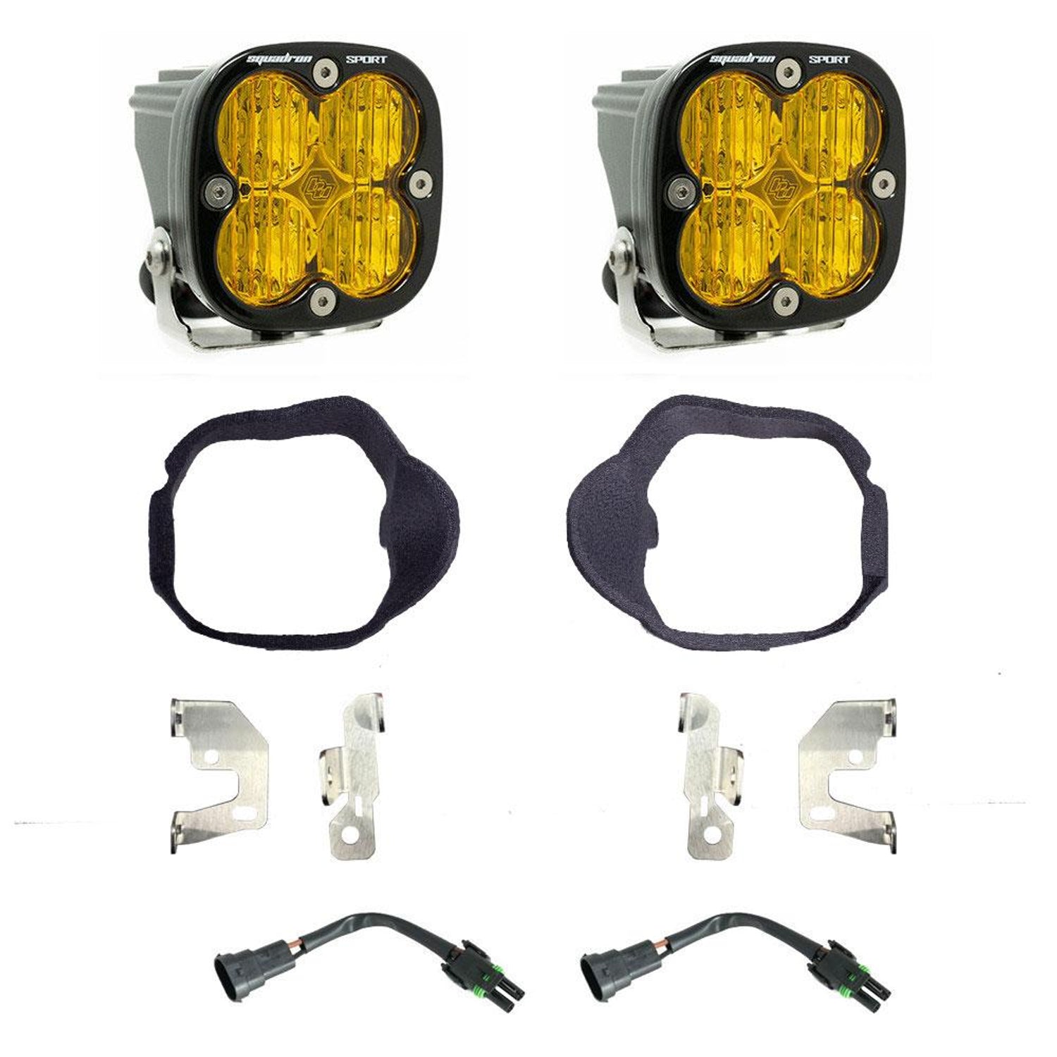 Squadron Sport Fog Pocket Light Kit <br> 19-25 Mercedes-Benz Sprinter 1500 2500 3500XD