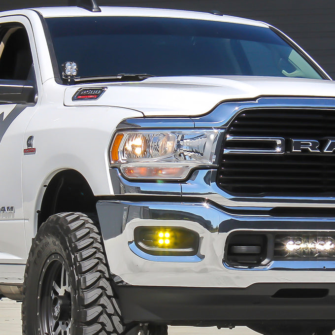 Squadron Sport Fog Pocket Light Kit <br> 19-25 Ram 2500 3500