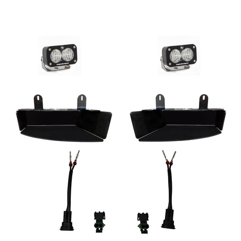 S2 Sport Fog Pocket Kits - White <br> 19-25 Ram 2500 3500